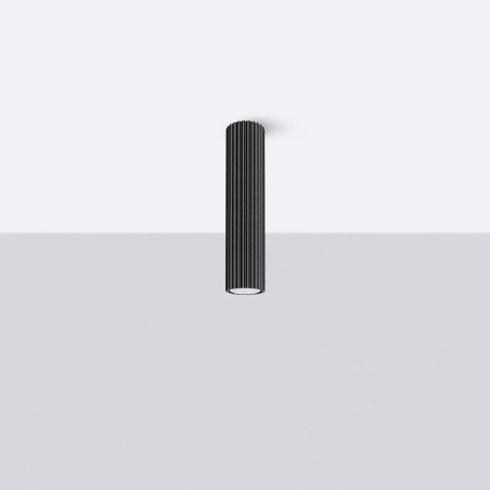 Spot en saillie Moto noir 30