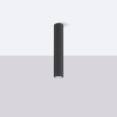 Spot en saillie Moto noir 40