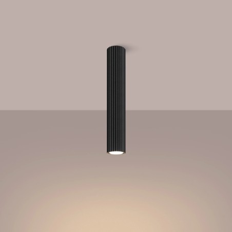 Spot en saillie Moto noir 40