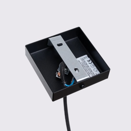 Suspension Moto noir, 1 source lumineuse