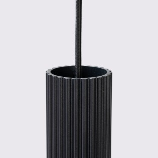 Suspension Moto noir, 1 source lumineuse