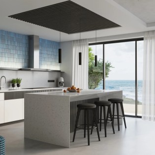 Suspension Moto noir, 1 source lumineuse