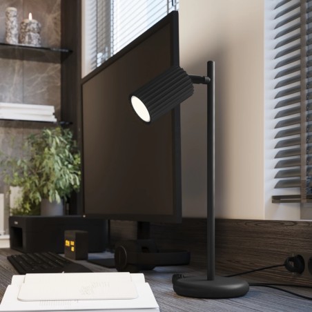 Lampe de table Moto, noir