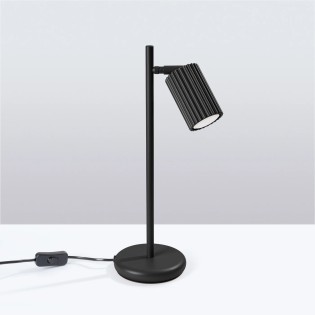 Lampe de table Moto, noir