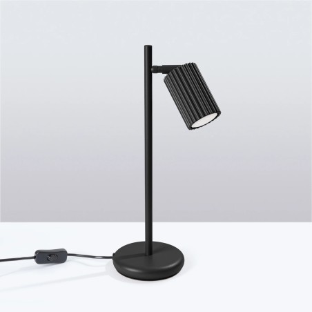 Lampe de table Moto, noir
