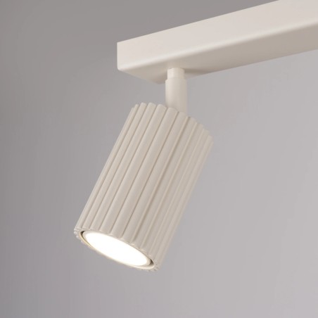 Spot mural Moto, beige, 2 lumières