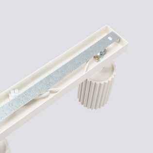 Spot mural Moto, beige, 3 lumières