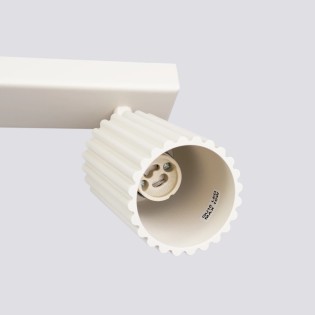 Spot mural Moto, beige, 3 lumières