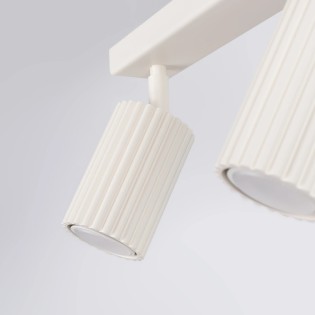 Spot mural Moto, beige, 3 lumières