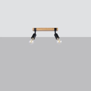 Applique murale Nora, noir...