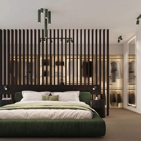 Spot en saillie Moto vert 20