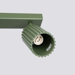 Plafonnier Moto, vert 6 spots