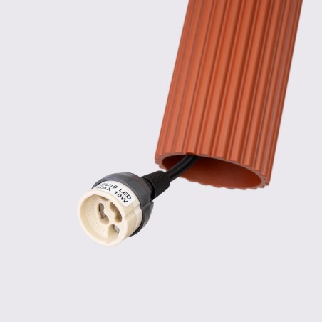 Suspension Moto 3 lumières, rouge