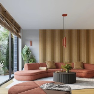 Applique murale Moto, rouge, 20 cm