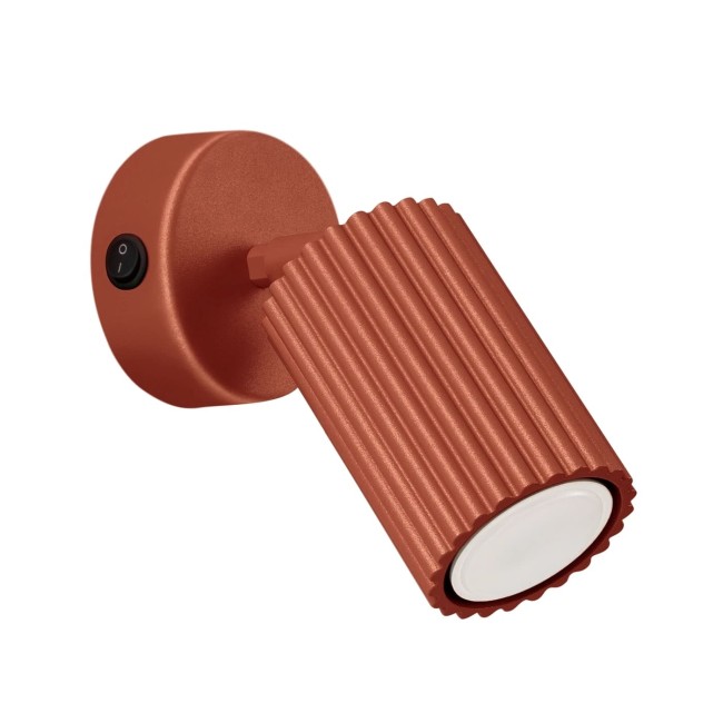 Applique murale Moto, rouge avec interrupteur