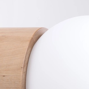 Applique murale Usba, bois naturel