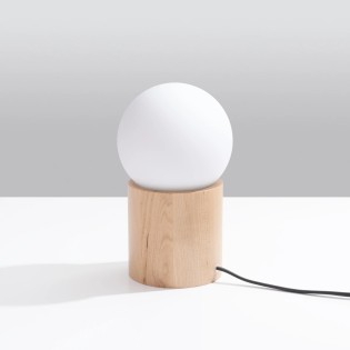 Lampe de table Usba, bois...