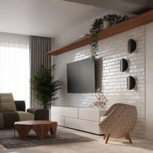 Applique murale Nain, noir