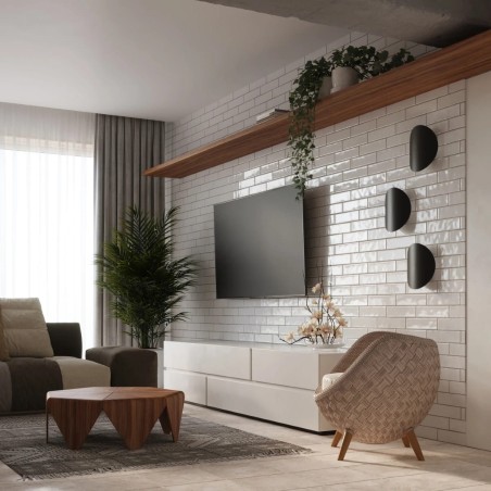 Applique murale Nain, noir