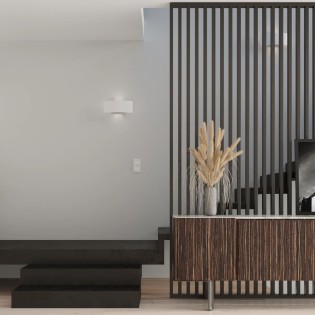 Applique murale Usus, blanc