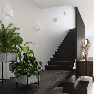 Applique murale Usus, blanc