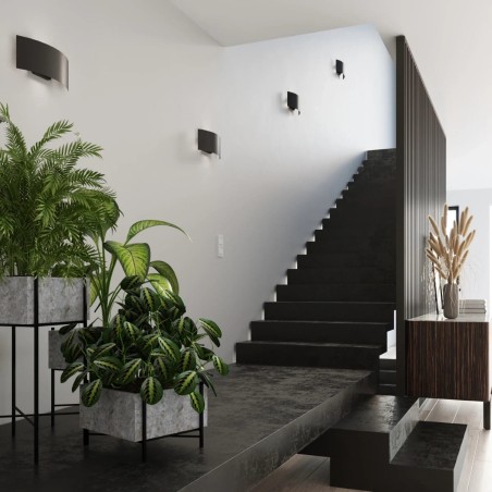 Applique murale Usus, noir