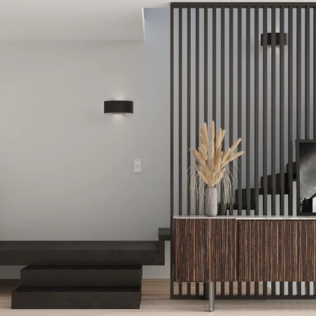 Applique murale Usus, noir