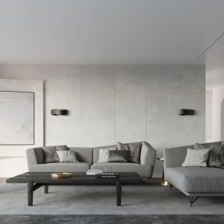 Applique murale Arsa, noir 30