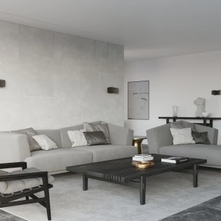 Applique murale Arsa, noir 40