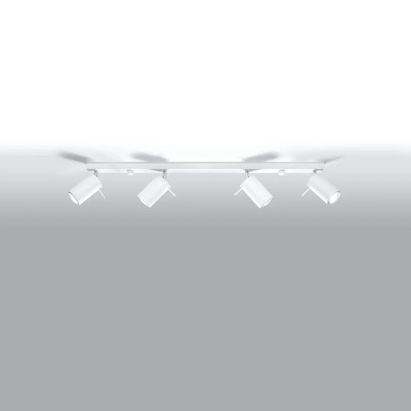 Spot barre Vinivi, blanc, 4 lumières
