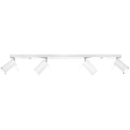 Spot barre Vinivi, blanc, 4 lumières