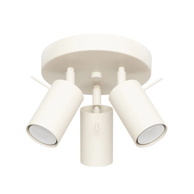 Plafonnier Vinivi, beige, 3 lumières
