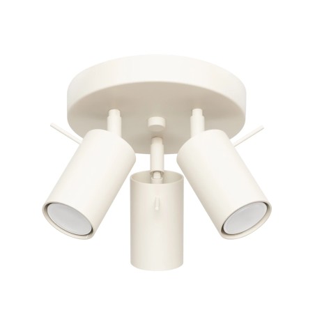 Plafonnier Vinivi, beige, 3 lumières