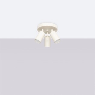 Plafonnier Vinivi, beige, 3...