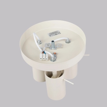 Plafonnier Vinivi, beige, 3 lumières