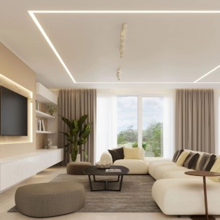 Spot barre Vinivi, beige, 6...