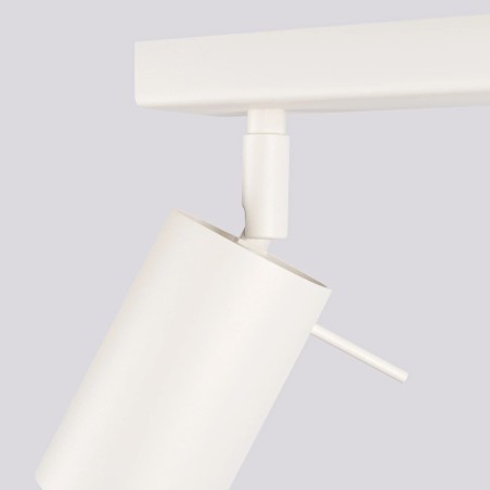 Spot barre Vinivi, beige, 6 lumières