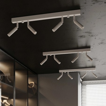 Barre lumineuse Koin, blanc, 4 spots