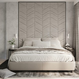 Applique murale Moal, blanc