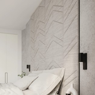 Applique murale Moal, noir