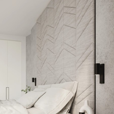 Applique murale Moal, noir