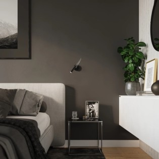 Applique murale Asni, noir