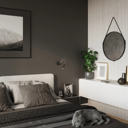 Applique murale Asni, noir