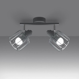 Applique murale Naxa, blanc, 2 lumières