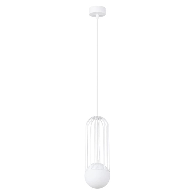Suspension Zovolu, blanc, 1 lumière