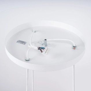 Suspension Zovolu, blanc, 3 lumières