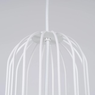 Suspension Zovolu, blanc, 3 lumières