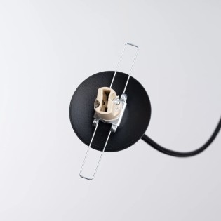 Suspension Zovolu, noir, 1 lumière