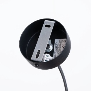 Suspension Zovolu, noir, 1 lumière