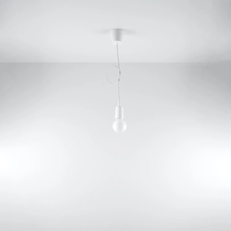 Suspension Tina, blanc, 1 lumière